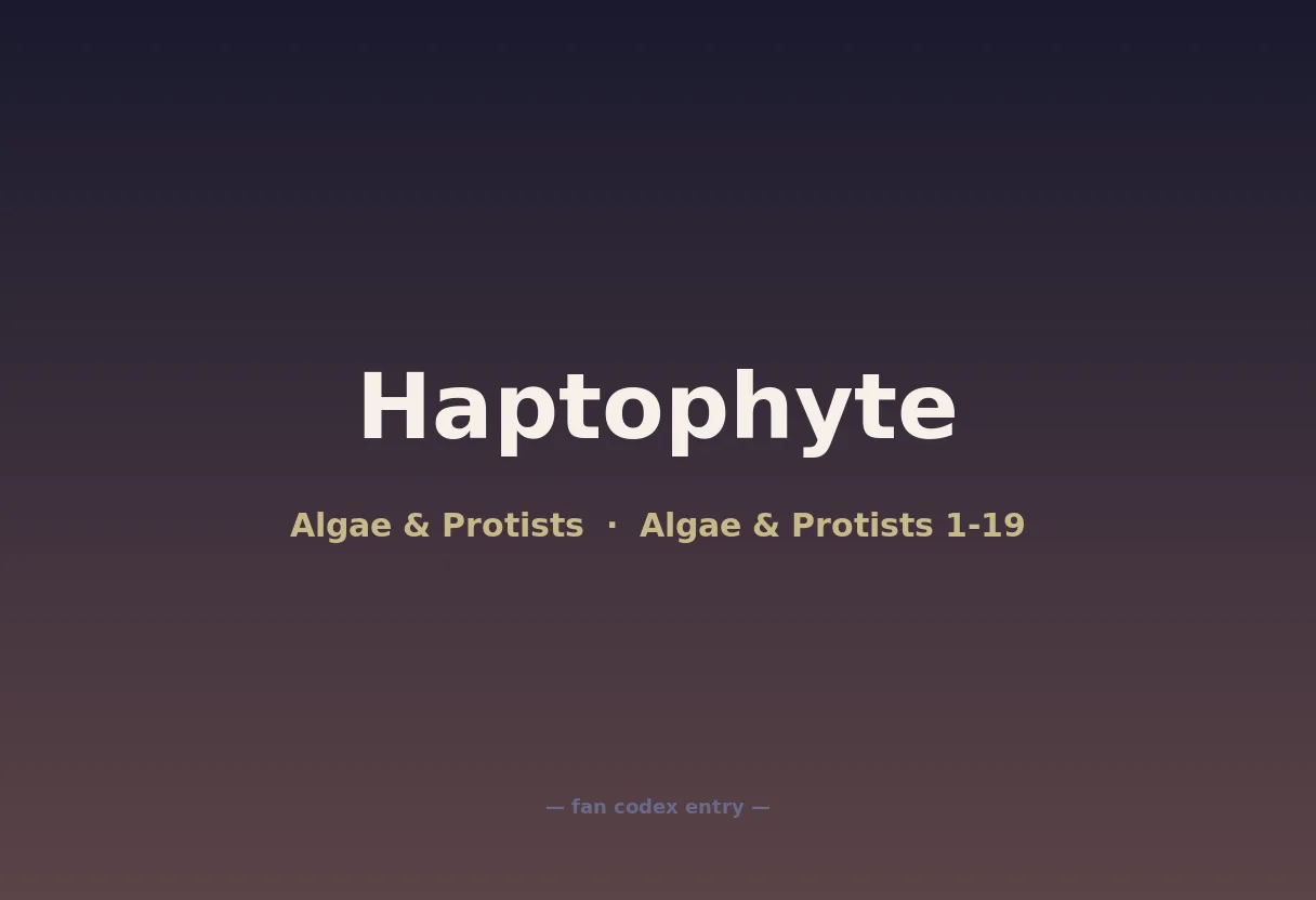 Haptophyte