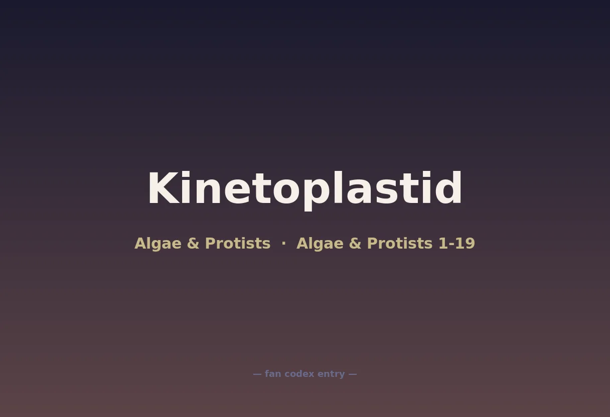 Kinetoplastid